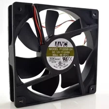AVC F1225B12H 12V 0.45A 12025 12CM 3-Pin Dual Ball Cooling Fan
