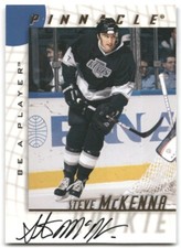 1997-98 PINNACLE BE A PLAYER AUTOGRAPHS RC AUTO #244 STEVE MCKENNA
