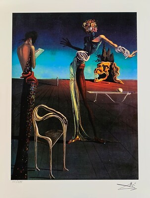 Salvador Dali、INFIDELE EPOUSE、海外版希少レゾネ Salvador Dali WOMAN WITH HEAD OF ROSES Facsimile Signed Numbered