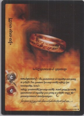 Herr der Ringe TCG - Der Eine Ring Isildurs Fluch Tengwar Elfenkarte #1R1
