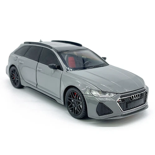 1:24 Audi RS6 Avant Model Car Wagon Die-cast Toy Cars Toys Collection Pull Back - Picture 13 of 20
