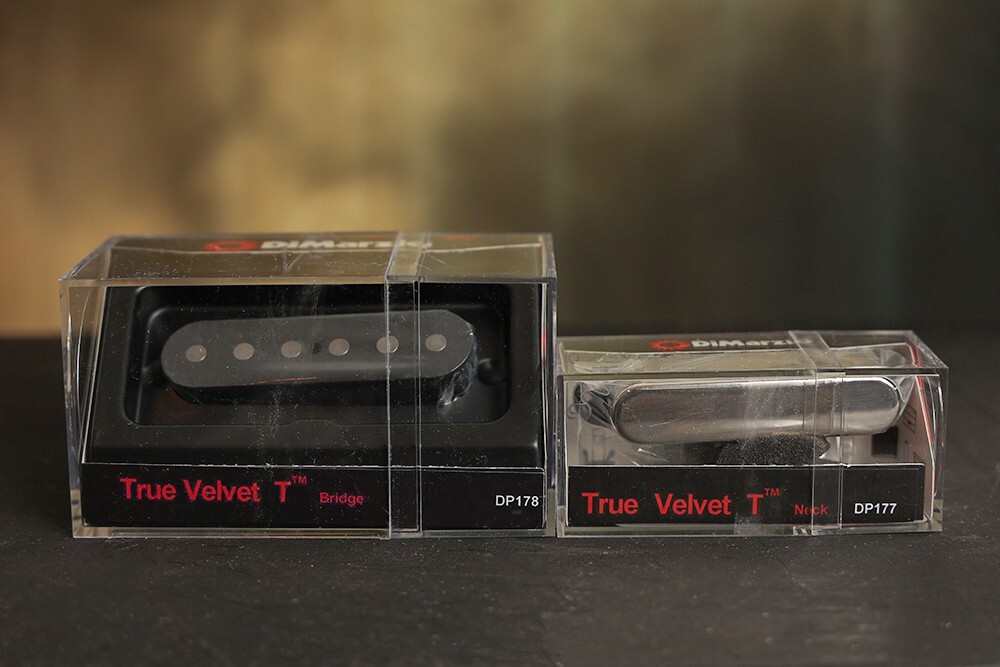 ディマジオ DP177 true velvet t neck DiMarzio True Velvet T Set w/ Chrome Cover DP178 & DP177