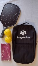 IMAGIN PICKLEBALL SET - 1 PADDLE, 2 BALLS, 1 COOLING TOWEL CARRY BAG NWOT