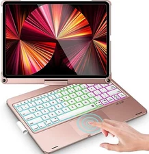 Touchpad Keyboard Case with Rotate For iPad Pro 11" 7/8/9/10th Gen Air 4 5 US