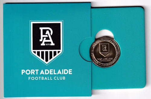 AUSTRALIAN: 2023  $1 AFL TEAM PORT ADELAIDE POWER UNC COIN