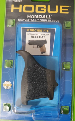 Hogue HANDALL Beavertail Grip Sleeve for Springfield Hellcat Black