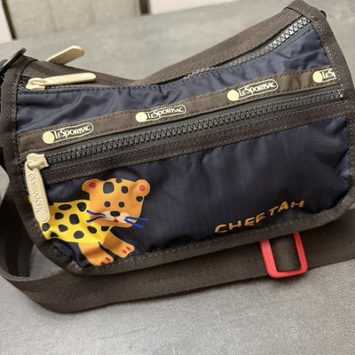 Lesportsac X Douya Cheetah Cat Deluxe BAG Crossbody Tote Purse | eBay