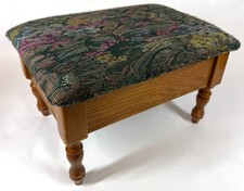 Vintage Green Floral Top Wood 15