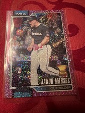2026 Topps Series 1 Celebration Box Jakob Marsee Pink Confetti Foil #37 Rare RC