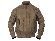 MIL-TEC US Army Tactical Flight Jacket Men Bomber Windblocker Travel Dark Coyote