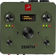 Antelope ZENITH-2 2x2 USB-C Audio Interface w/Onboard DSP MIDI Discrete Preamps