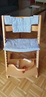 Stokke Tripp Trapp (Modell ab 2003)   Buche natur   Inkl. Holzbugel & Polster