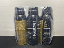 MANSCAPED UltraPremium Hydrating Body Spray, (3 oz Aluminum Bottle) Lot Of 3 NEW