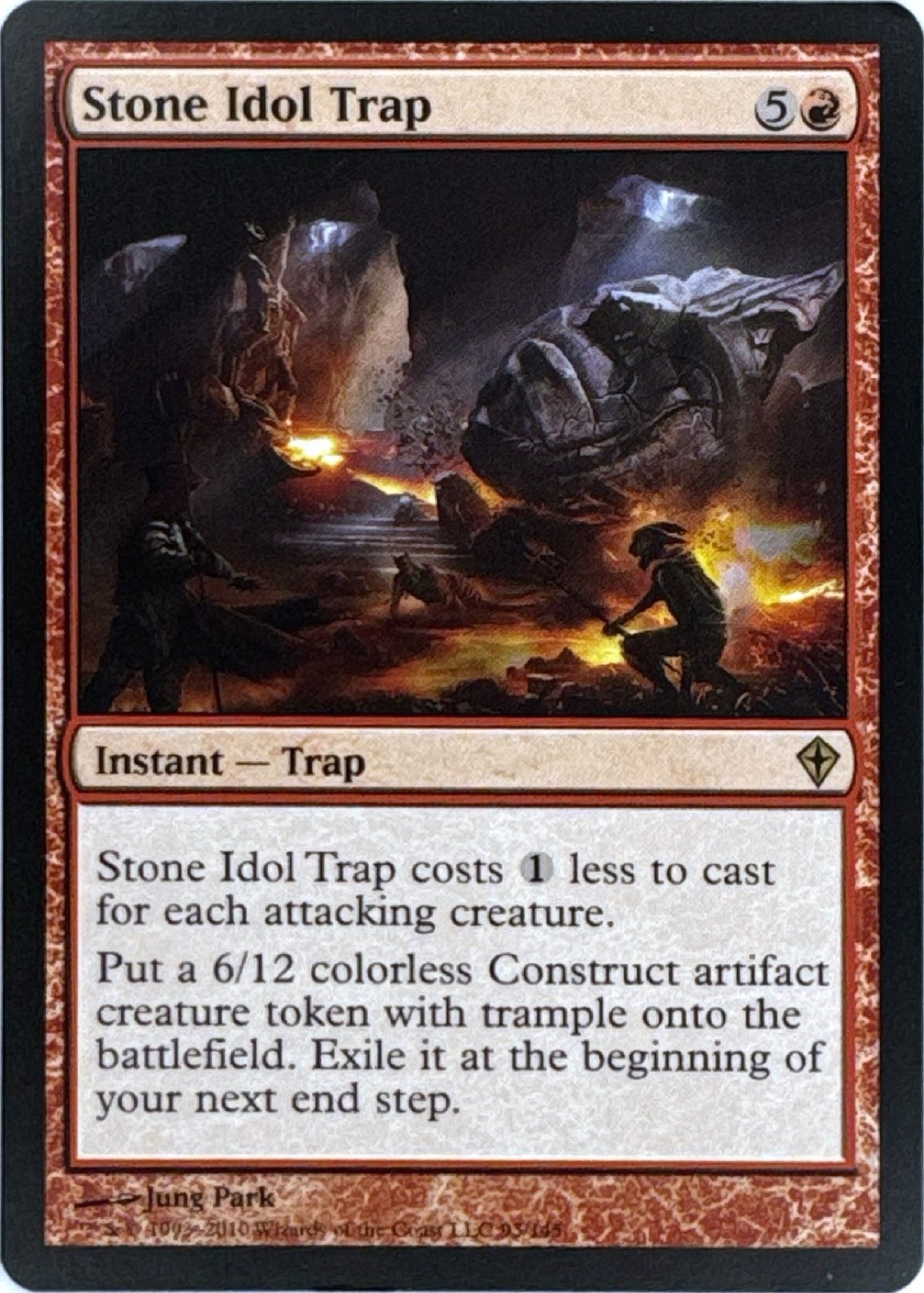 [B4G1] Stone Idol Trap (# 93 ) - Worldwake - MTG Magic: The Gathering - MP