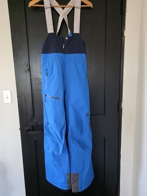 NEW Stio Women's Environ Bib Sz Small Mountain  Shadow Blue MSRP $459