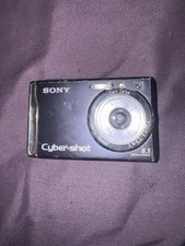 Sony Cyber-shot DSC-W90 8.1MP Digital Camera - Black TESTED WORKS