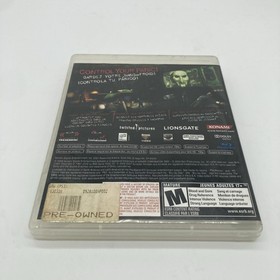 Saw PS3 Sony PlayStation 3 Video Game (2009) Pre-Owned No Manual READ DESC