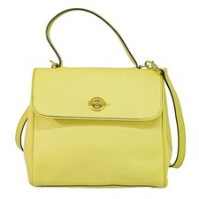 Borsa a mano CELINE in pelle con manico a spalla a 2 vie oro giallo