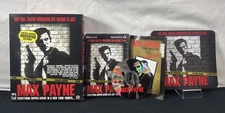 Max Payne Big Box PC w/ Limited Edition Mousepad 2001 Windows CIB