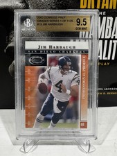 2000 Donruss Preferred QBC Jim Harbaugh Graded Series /1125 #19 BGS 9.5