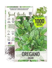 Seed Needs Oregano Seeds for Planting Italian Herbs - Non-GMO Heirloom  Untr...