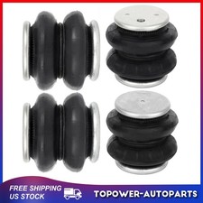 4pcs Air Suspension Air Spring Bags For 38 12 Npt Port Heavy Duty 2600 Lbs