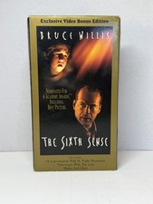 Vintage VHS Tape The Sixth Sense Movie Bruce Willis 1999