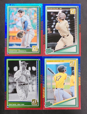 2025 Donruss Baseball RED AND BLUE Parallels You Pick - 2 Card Minimum