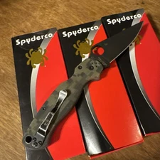 Spyderco Paramilitary 2 G-10 3.44 inch Knife