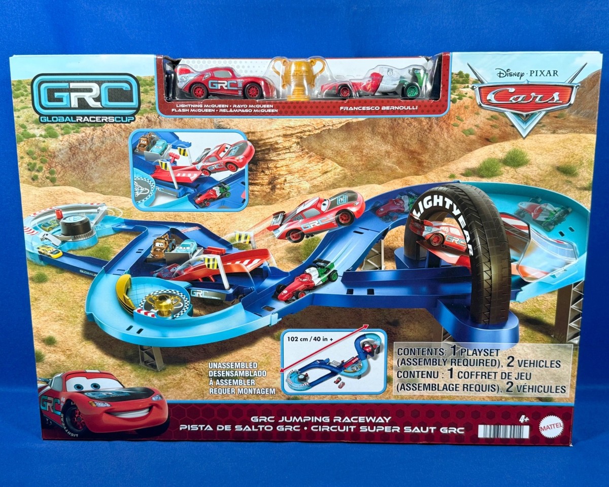 Pixar Cars GRC JUMPING RACEWAY Global Racers Cup RACE TRACK