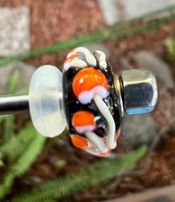 Trollbead unique ooak mushroom event bead 