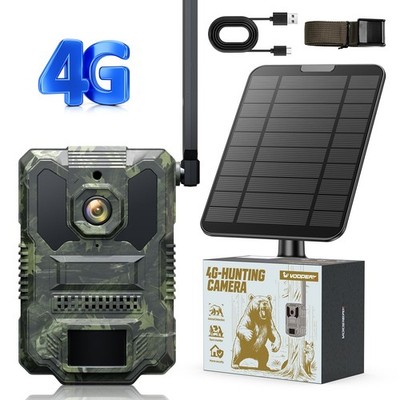 Campark Solar 4G LTE Cellular 32MP 2.5K Trail Camera Wildlife Hunting SIM