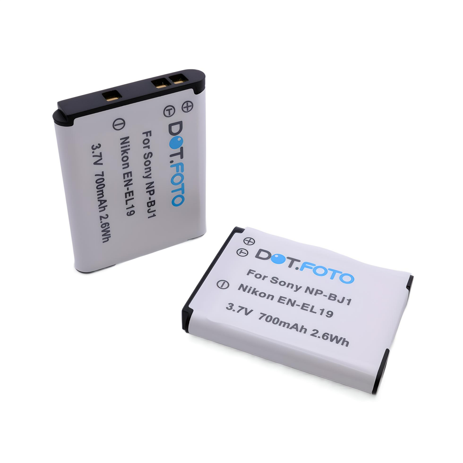 2x Battery for Nikon EN-EL19 | COOLPIX S6400 S6500 S6600 S6700 S6800 S6900 S7000