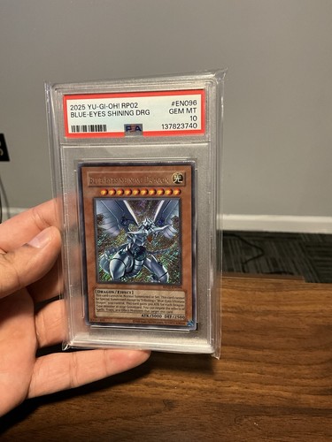 Konami Blue-Eyes Shining Dragon RP02-EN096 Retro Pack 2 2020 Secret Rare PSA 10