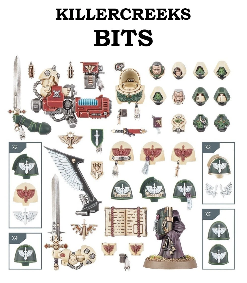 Paio Di Gambe Ravenwing Per Warhammer 40K – Dark Angels RCS36 Bitz W40K