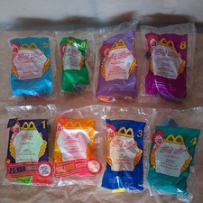 Complete set of 8 2000 McDonald's Disney's An Extremely Goofy happy meal toys