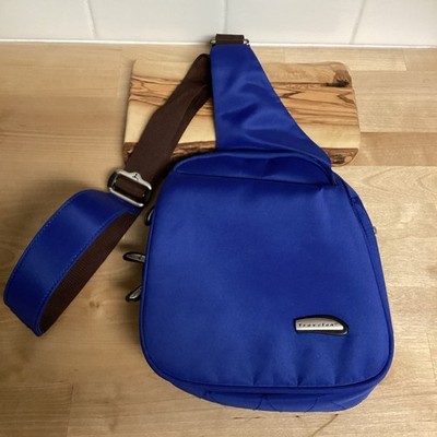 Travelon Sling Bag Crossbody Packable Travel Backpack  Bag Cobalt Blue Organizer