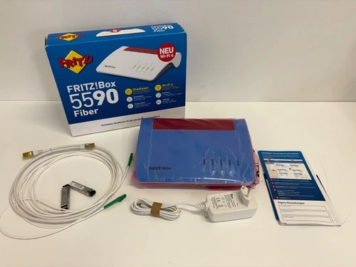 AVM FRITZ!Box 5590 Fiber Wi-Fi 6 Glasfaser-Router NEUWERTIG