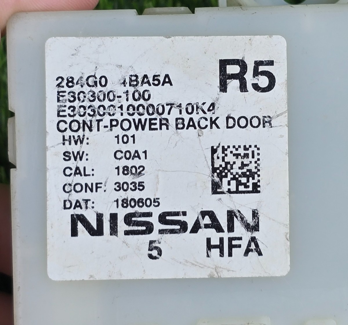 284G0-4BA5A Nissan Rogue 2019-2020 Lift Gate Tailgate Back Door