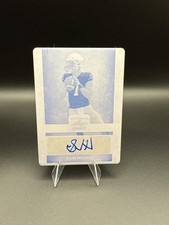 Sam Huard 1/1 2022 Leaf Ultimate Draft Printing Plate Magenta Washington
