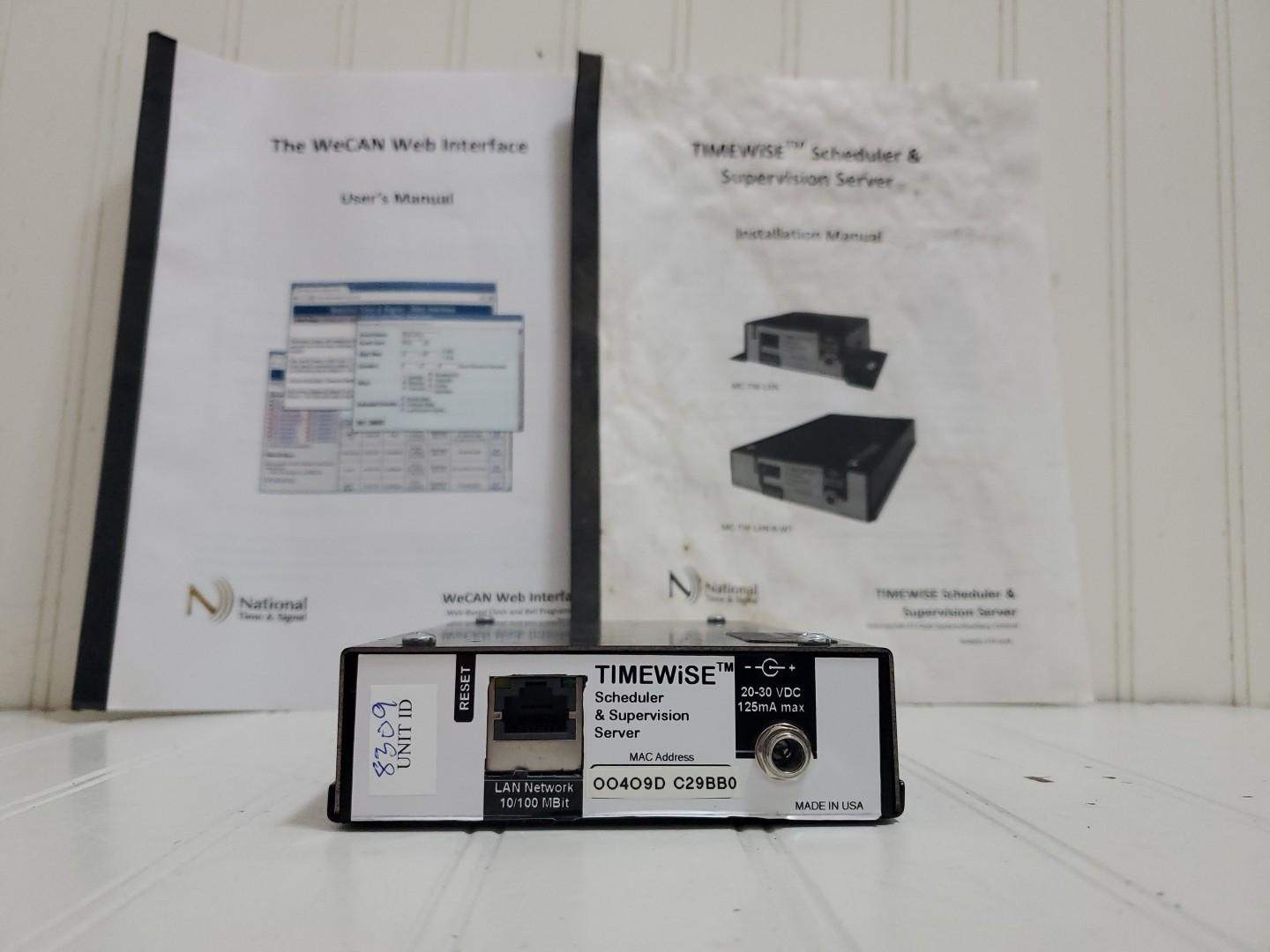 TimeWise Scheduler & Signal Supervision Server National Time & Signal MCTWLANRWT