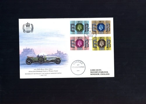 1977 Silver Jubilee Rolls Royce Silver Ghost Windsor FDI H/S. Unusal cover
