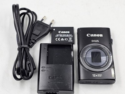 Canon IXUS 265 HS 12,0 MP Digitalkamera Schwarz - Funktioniert