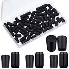 60 Pieces Rubber Feet for Grid Sink Protector Kitchen Black