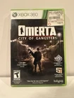 Omerta: City of Gangsters (Microsoft Xbox 360, 2013) - CIB Complete - Tested