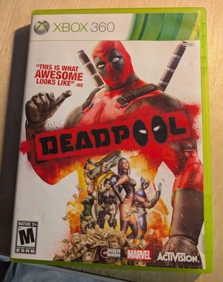 Activision Deadpool Xbox 360 Complete CIB Manual Case Disc Insert M NTSC