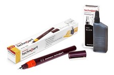 Fineliner Pen Fine Line Pens 0.2 Black Ink Technical Drawing Pen Set