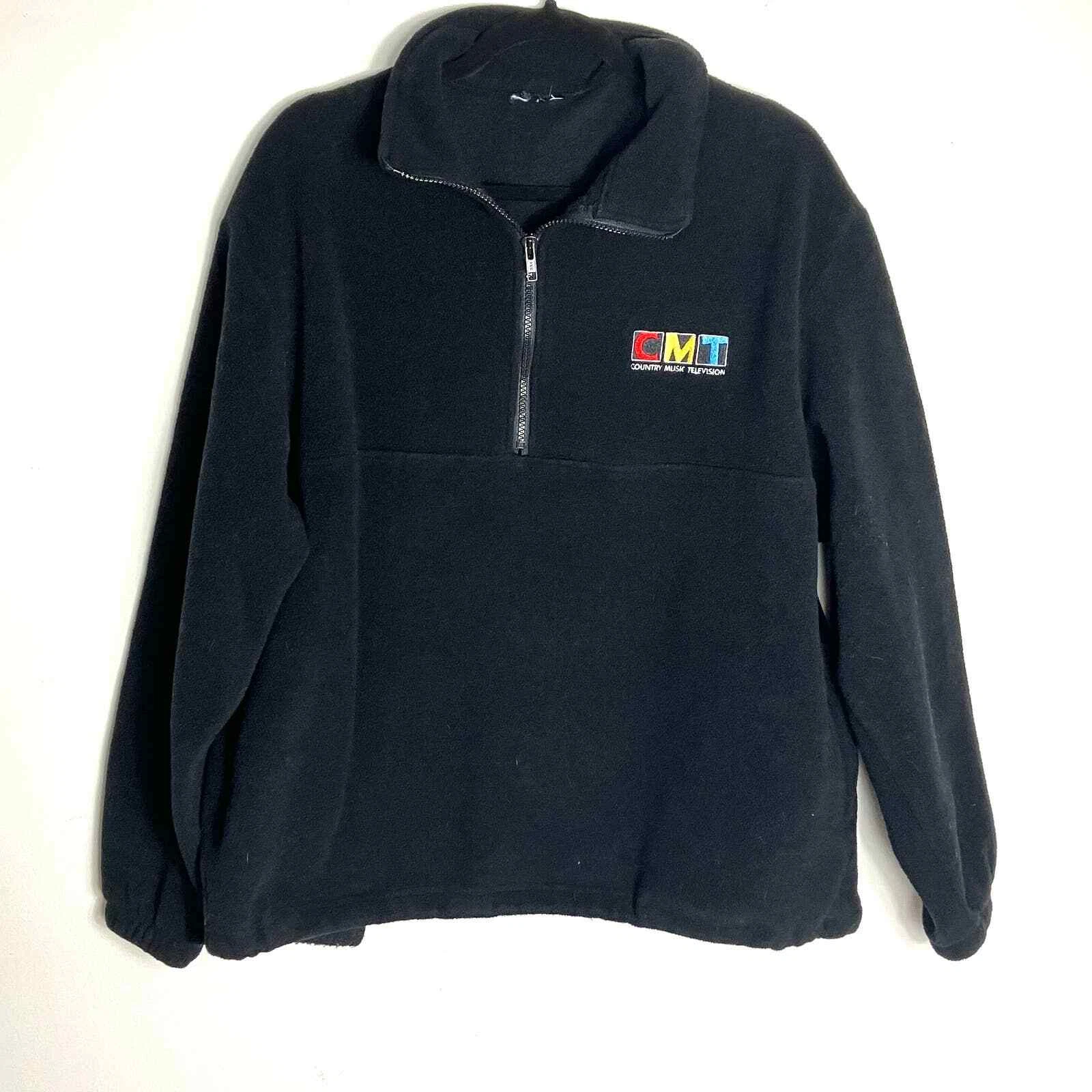 Vintage 90s CMT Logo Fleece Jacket M/L