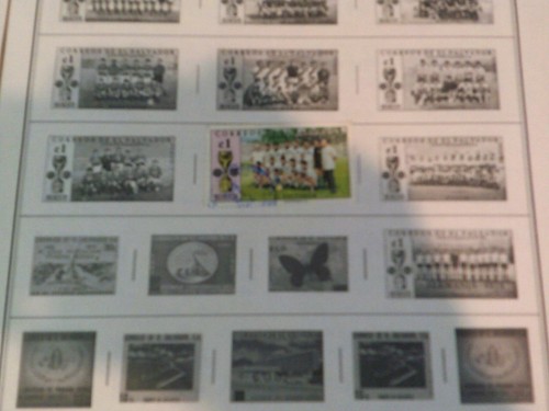 Lote de 16 estampillas de Salvador 1971-1978 páginas 3 páginas D-64 - Imagen 10 de 12