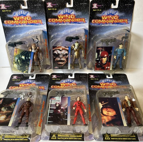 Wing Commander Action Figure Lot X-Toys 1999 Kilrathi Deveraux Taggert - Picture 1 of 10